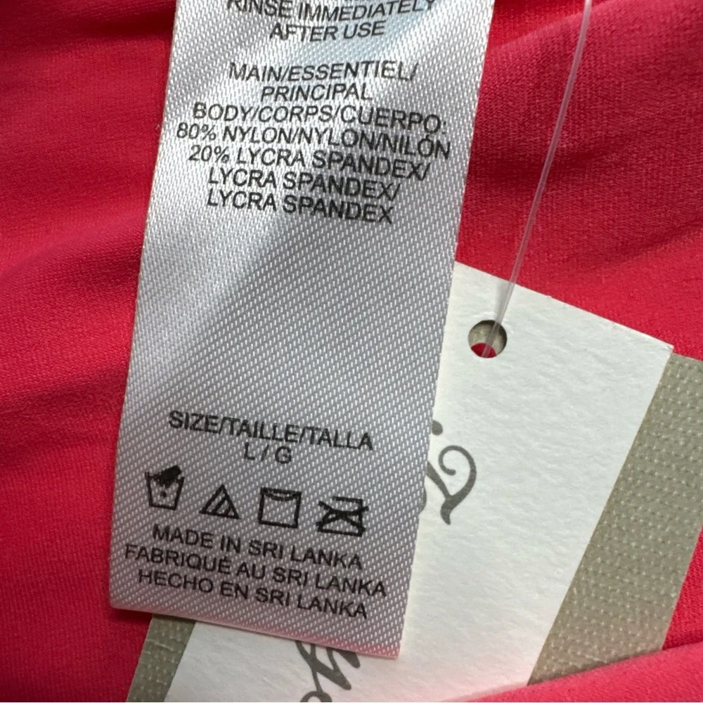 Tommy Bahama Pearl Off The Shoulder Spa Dress Womens Large Pink - Picture 11 of 15